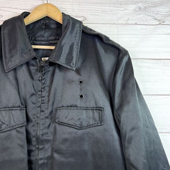 VINTAGE Elbeco New York Police Cruiser Bomber Jacket Black Size 44R - Picture 4 of 13